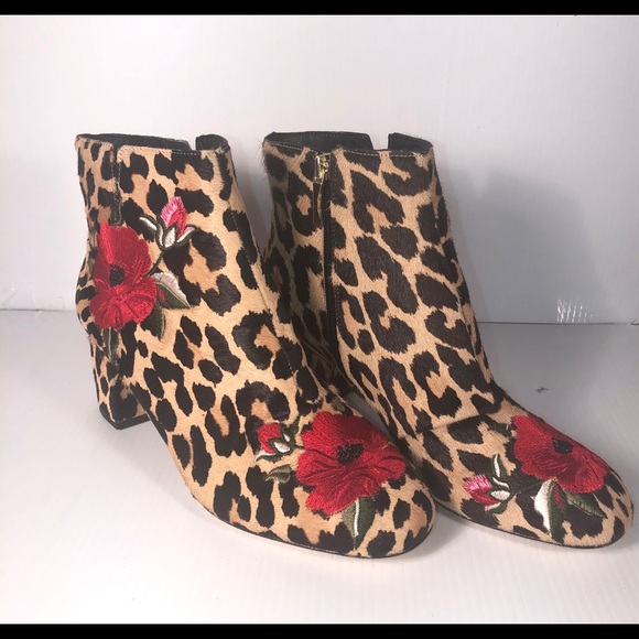 NEW Kate Spade Leopard Print Booties RETAIL $358 - Picture 3 of 7